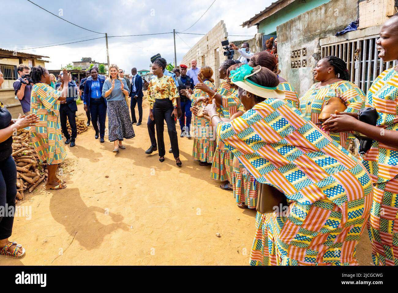 Abidjan, Ivory Coast 13 Jun 2022 Queen Maxima of the Netherlands