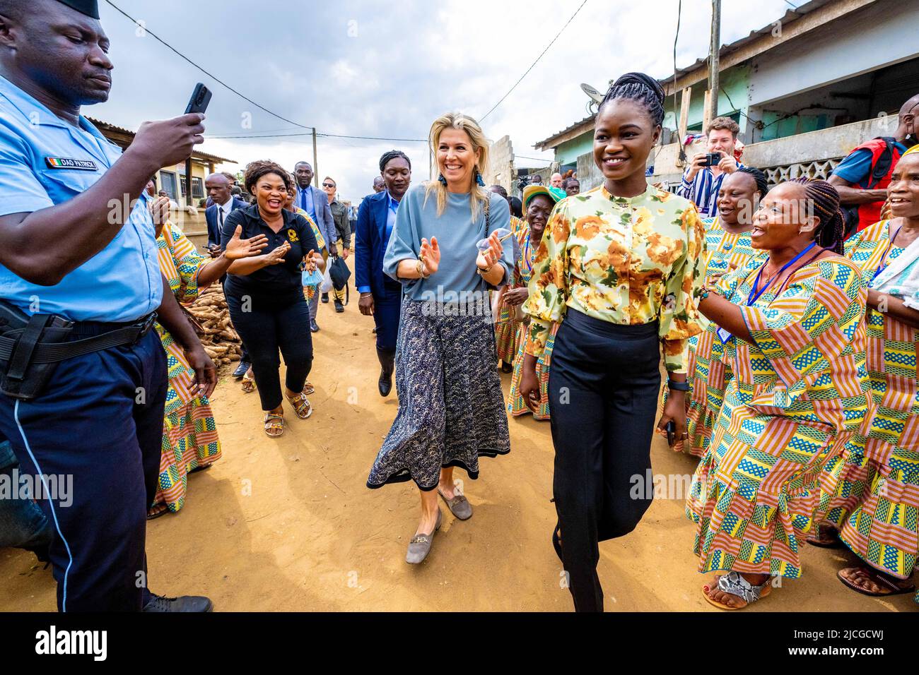 Abidjan, Ivory Coast 13 Jun 2022 Queen Maxima of the Netherlands