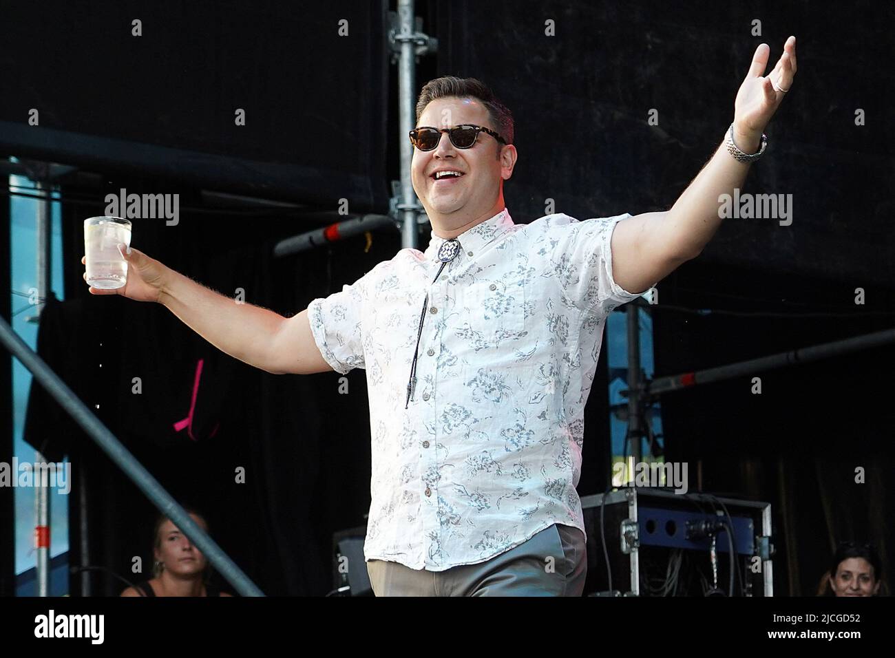 Eli Paperboy Reed in concert during Las Noches del Botanico on June 12 ...