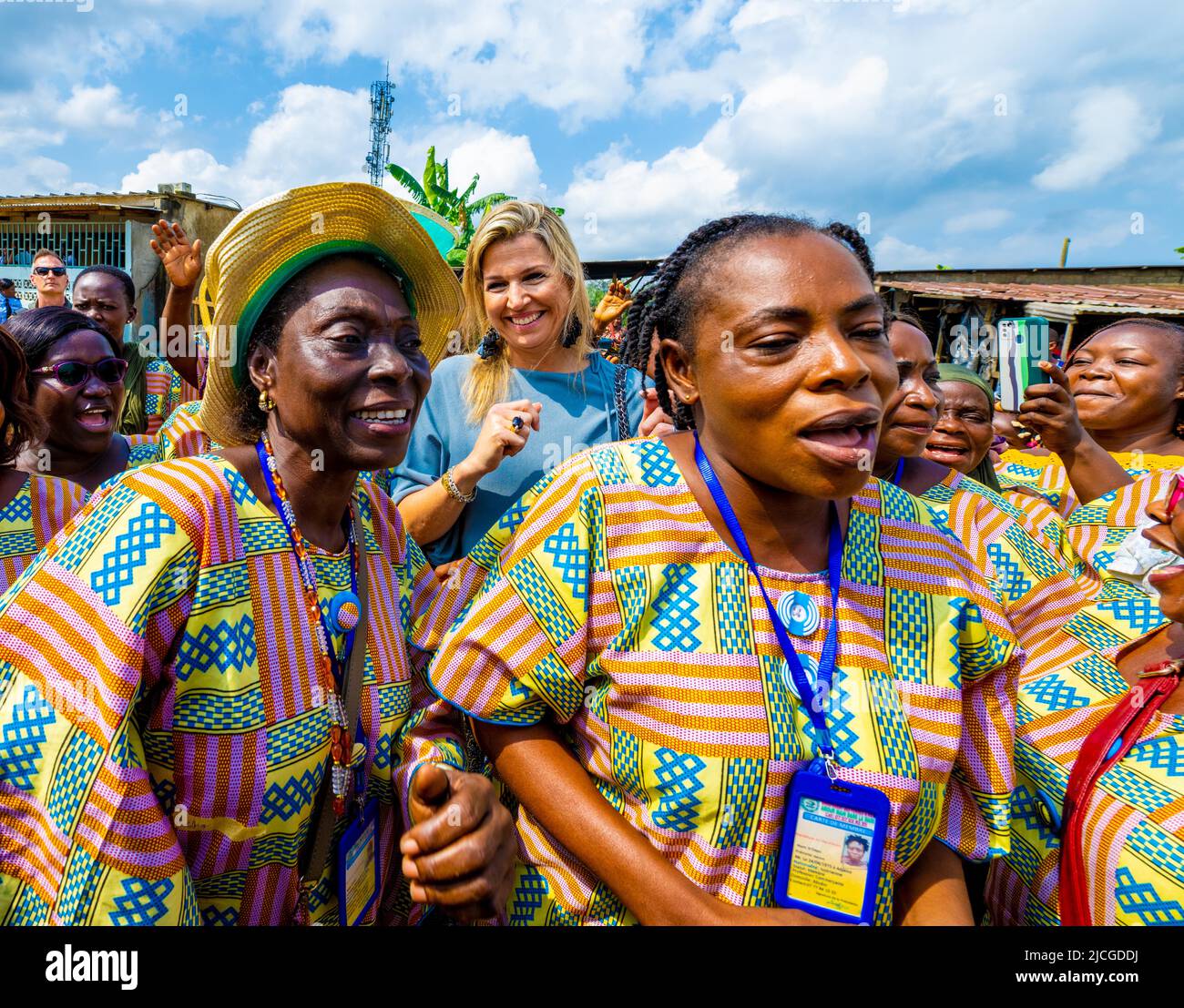 Abidjan, Ivory Coast 13 Jun 2022 Queen Maxima of the Netherlands