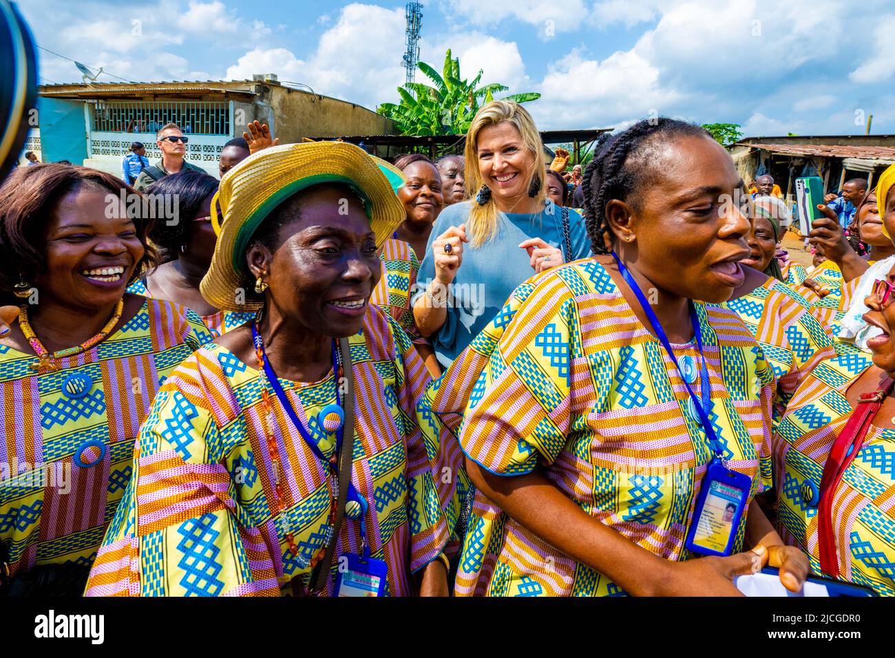 Abidjan, Ivory Coast 13 Jun 2022 Queen Maxima of the Netherlands