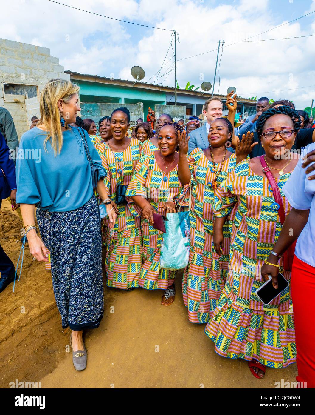 Abidjan, Ivory Coast 13 Jun 2022 Queen Maxima of the Netherlands