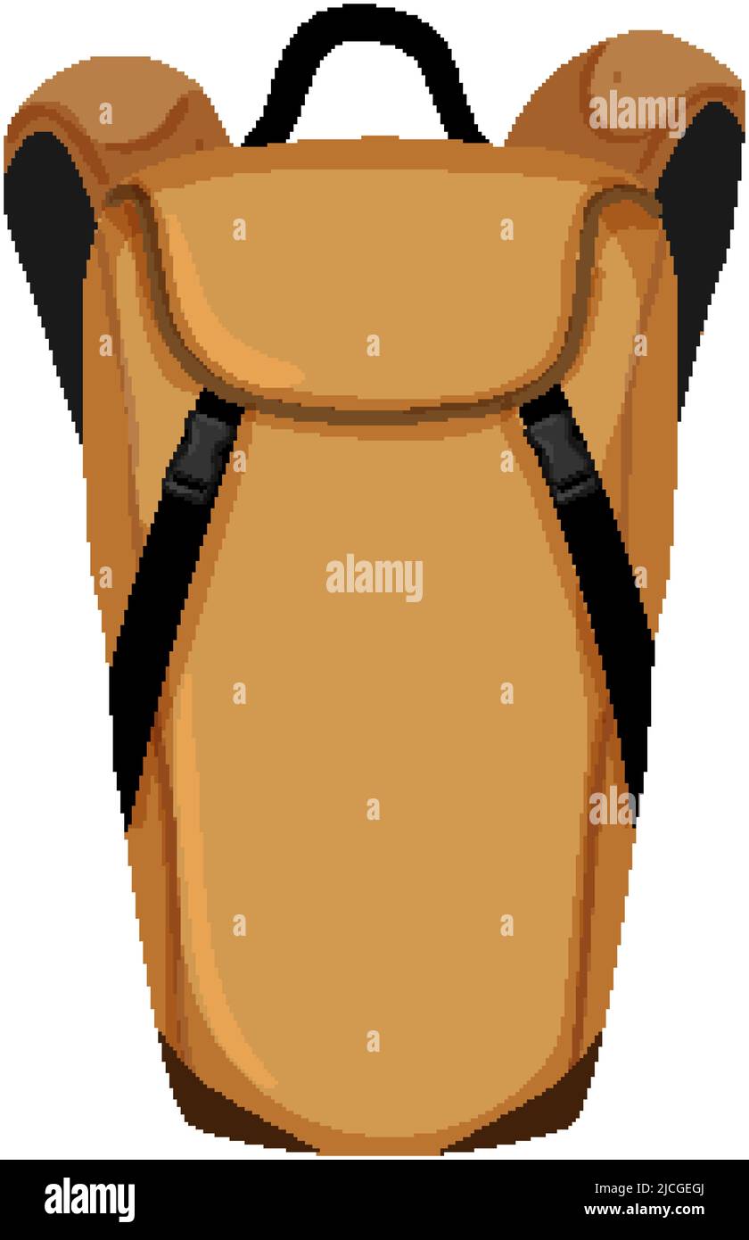 knapsack backpack camp cartoon vector illustration Stock Vector Image Art Alamy