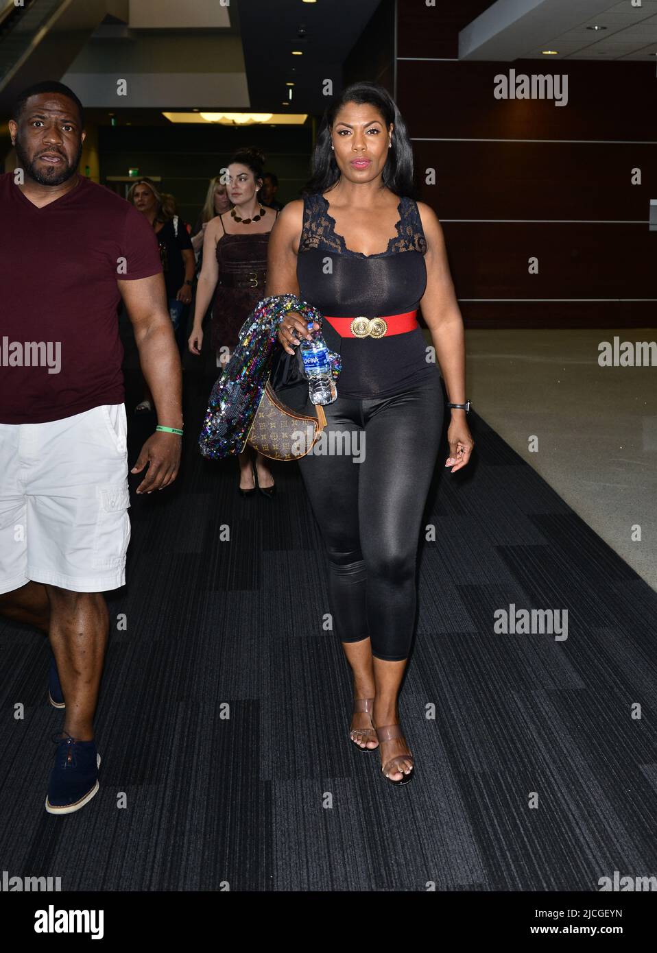 PEMBROKE PINES, FL - JUNE 10: Omarosa attends Celebrity Boxing Match
