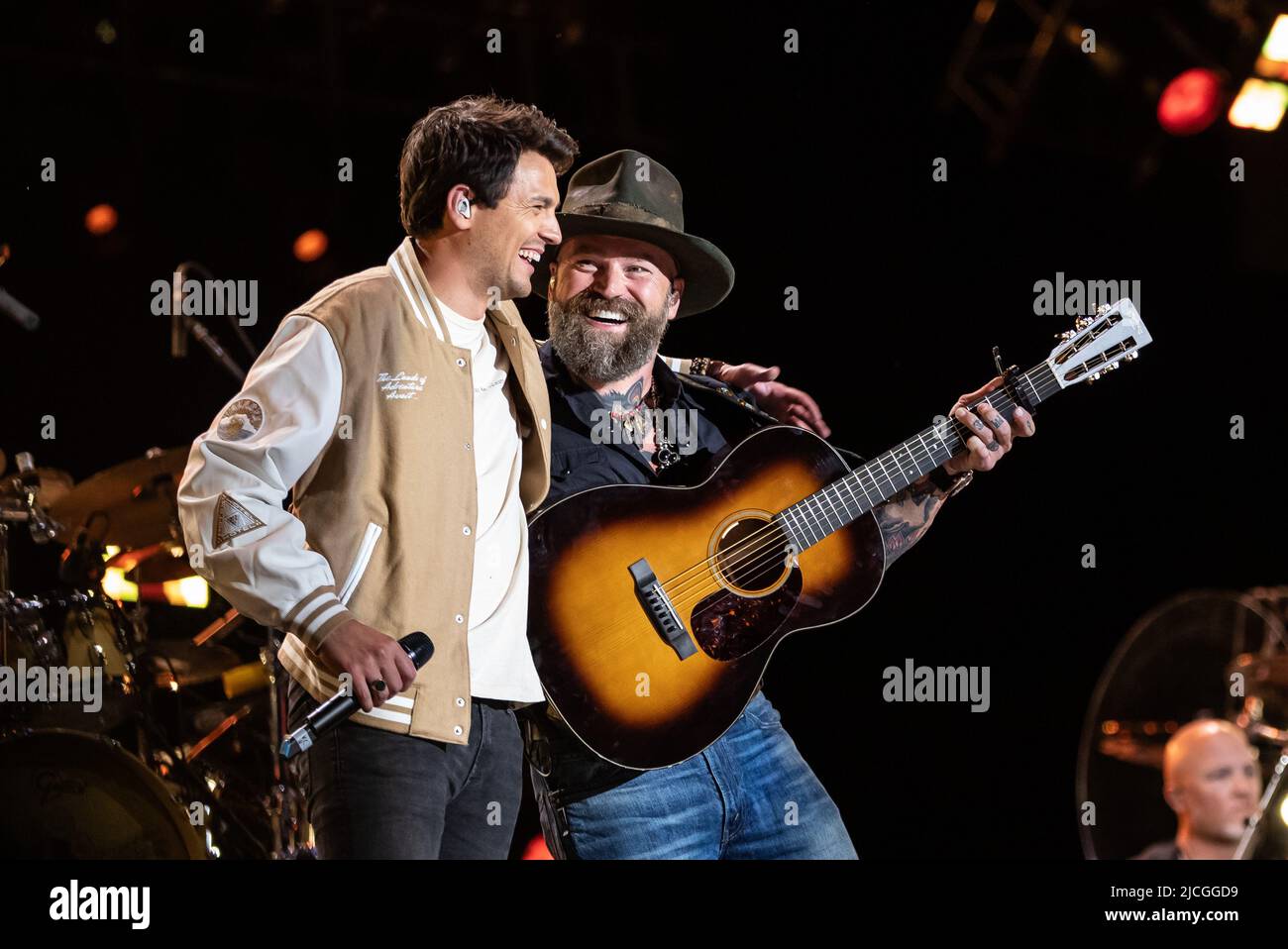 Nashville, USA. 09th June, 2022. Simon Dumas of King Calaway and Zac