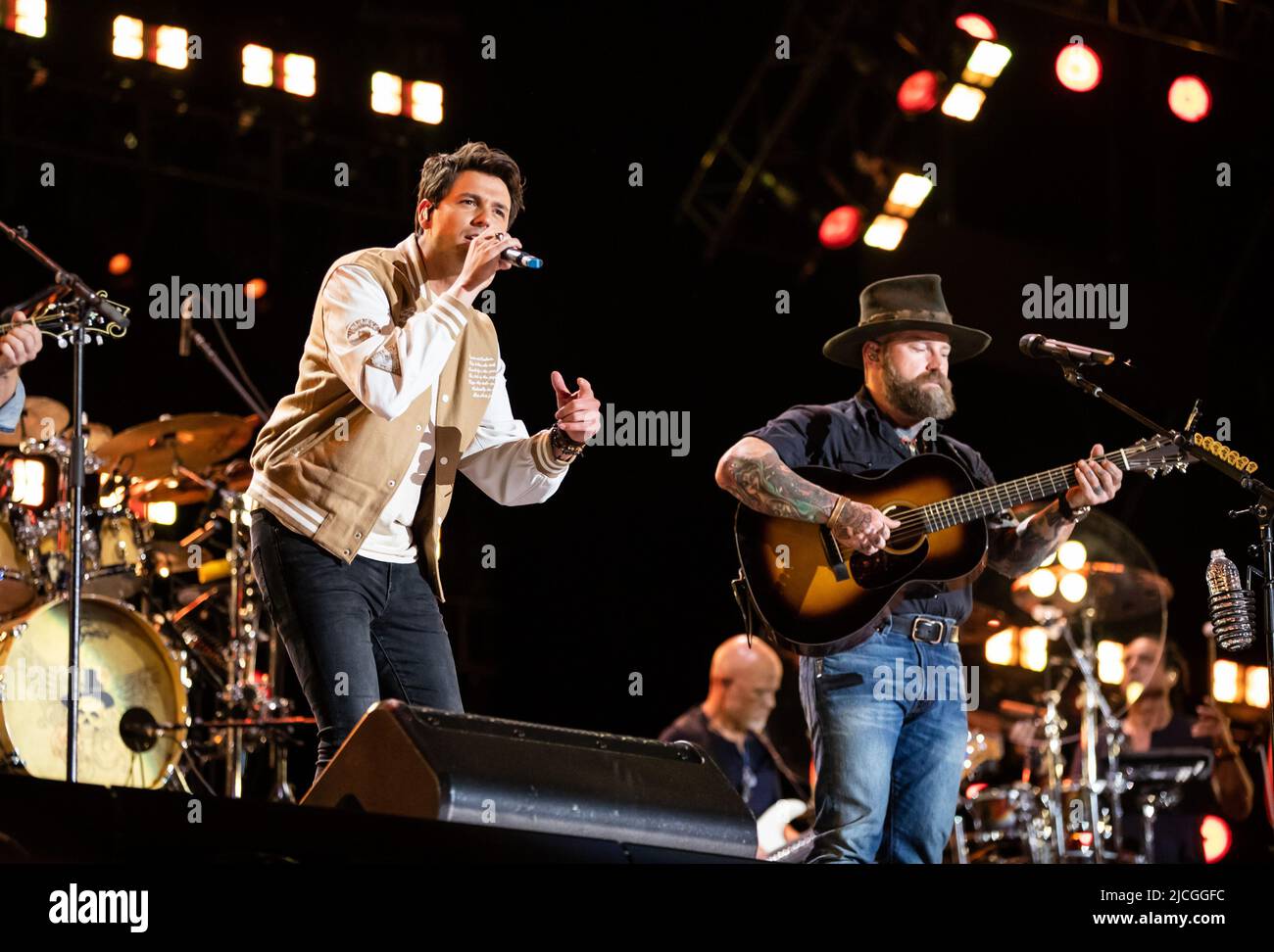 Nashville, USA. 09th June, 2022. Simon Dumas of King Calaway and Zac