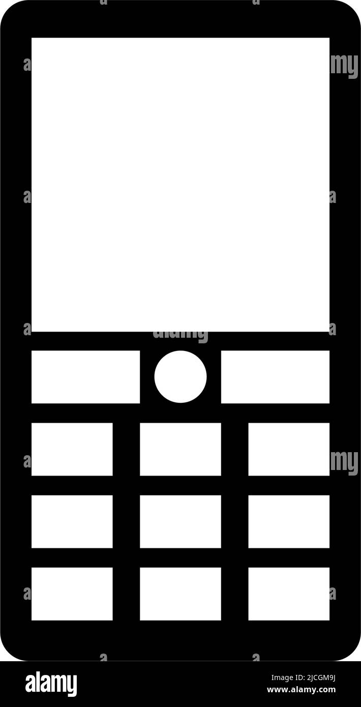 Cellphone, Mobile Phone, Communicator. Flat Vector Icon illustration ...