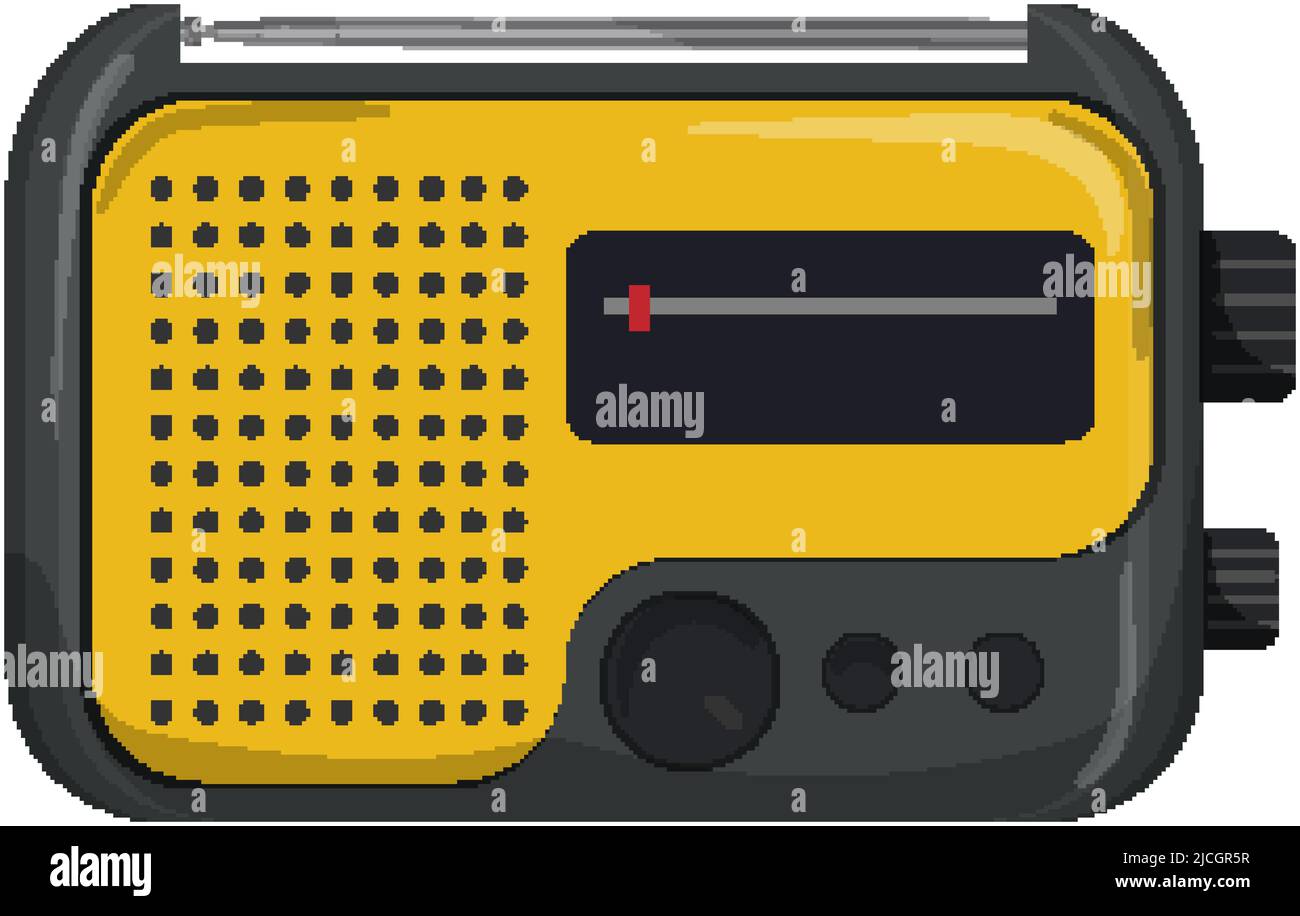 old radio music cartoon vector illustration Stock Vector Image & Art Alamy