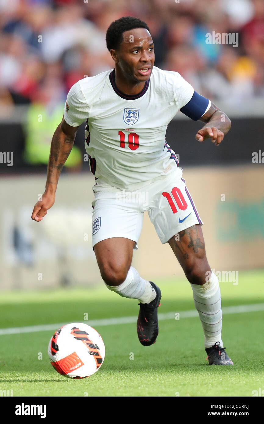 RAHEEM STERLING, ENGLAND and MANCHESTER CITY FC, 2022 Stock Photo