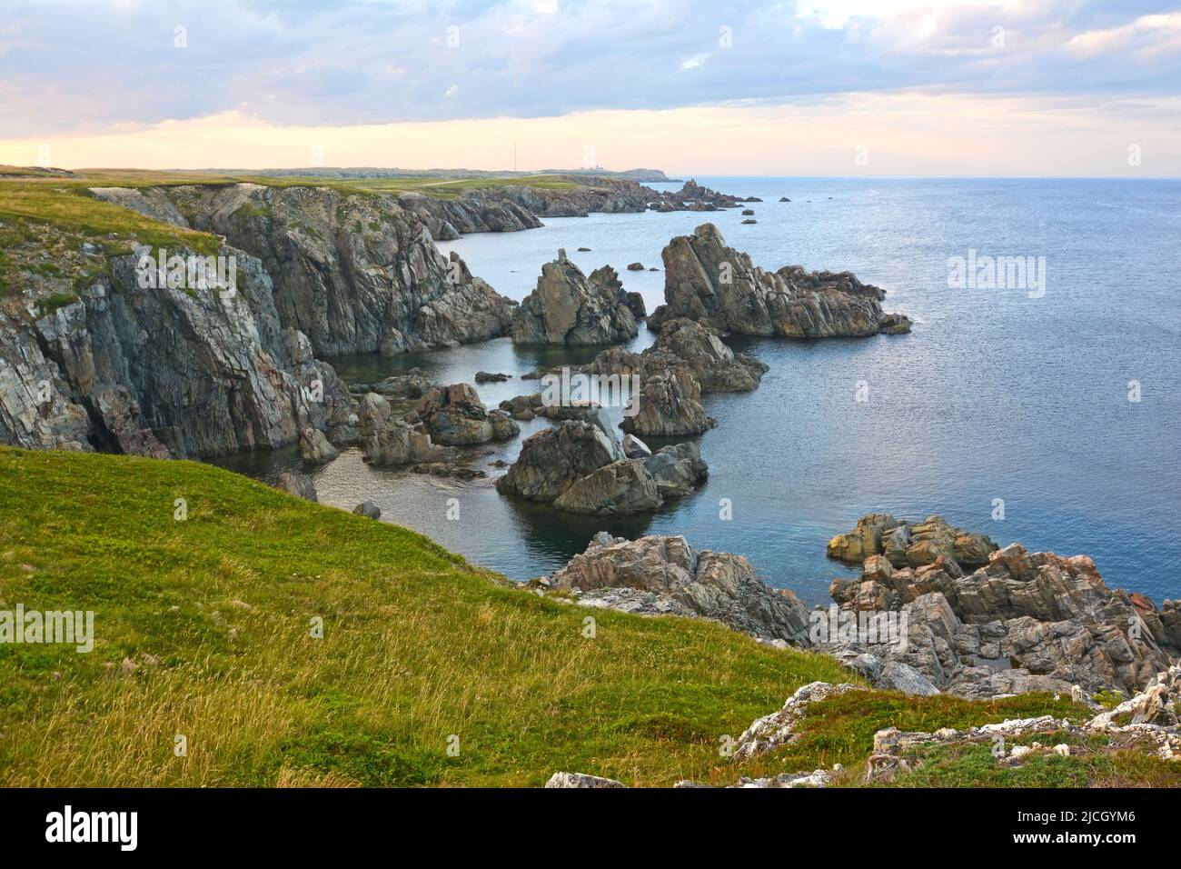 Newfoundland - rugged coast Stock Photo