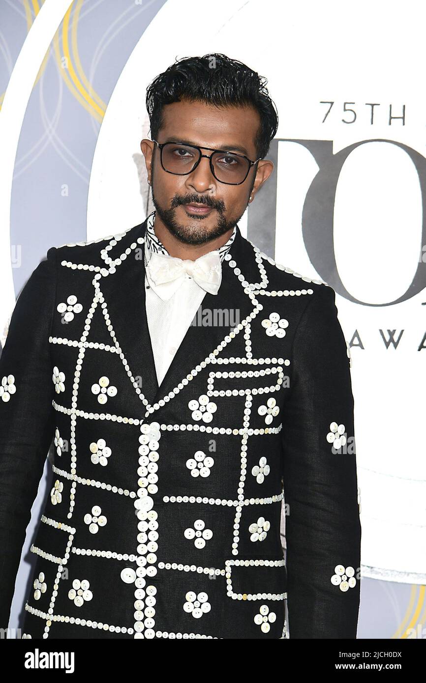 Utkarsh Ambudkar attends the 75th Annual Tony Awards on June 12, 2022