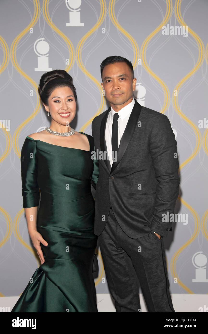 NEW YORK, NEW YORK JUNE 12 Ruthie Ann Miles and Jose Llana attend