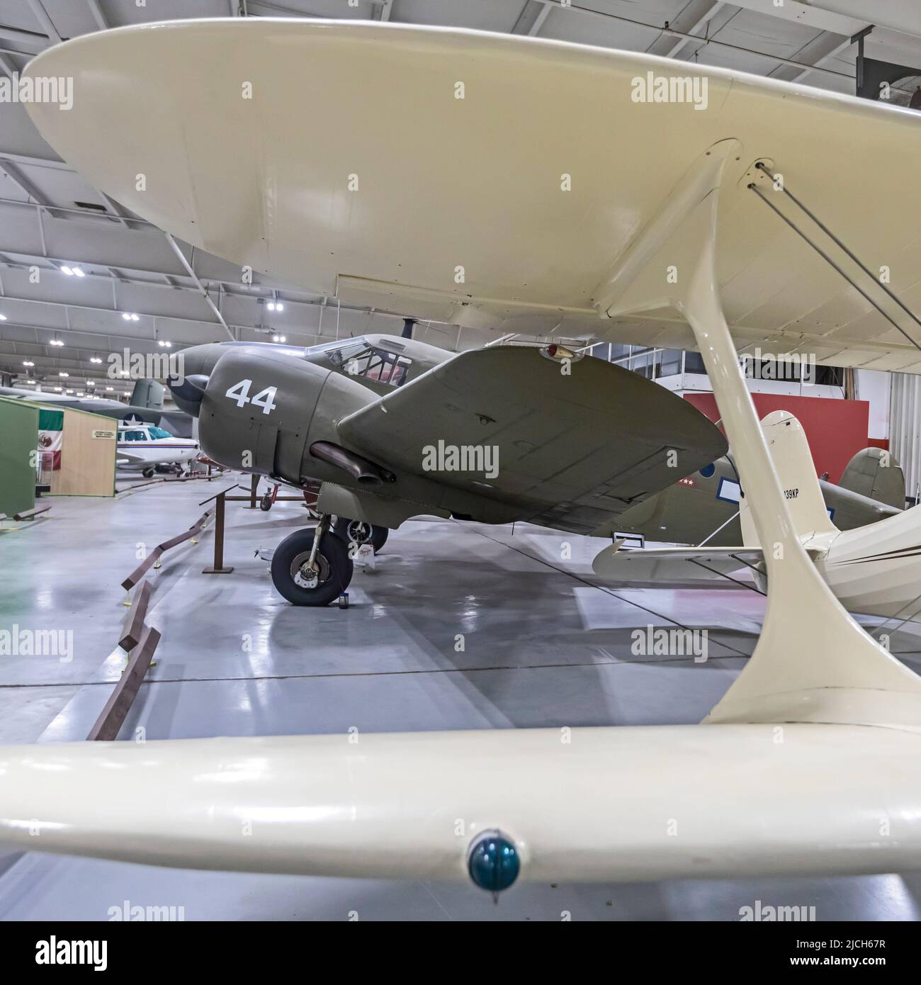 Liberal, Kansas - The Mid-America Air Museum. The museum displays over 100 aircraft Stock Photo