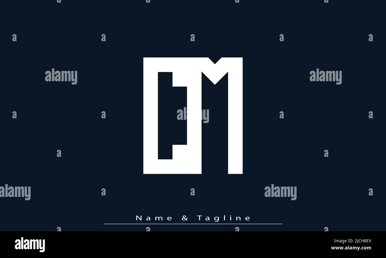Alphabet letters Initials Monogram logo CM , MC Stock Vector Image ...
