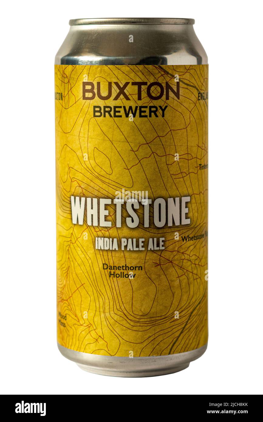 Buxton Brewery - Whetsone (India Pale Ale) - Alc 7.2% abv. Stock Photo