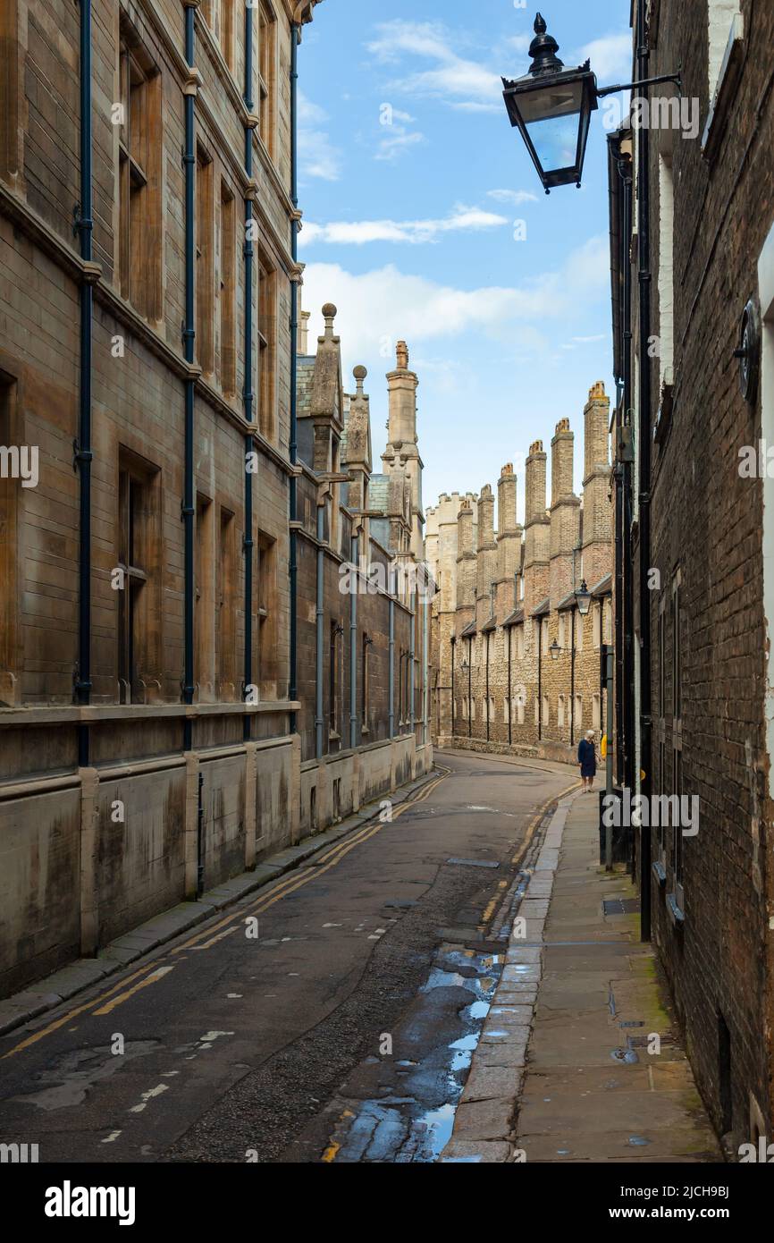 Trinity Lane in Cambridge city centre, England Stock Photo Alamy