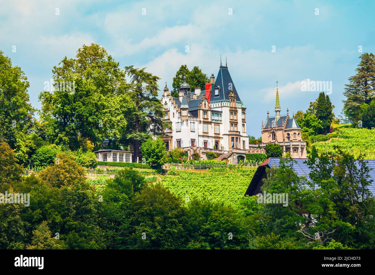 Beauty old building near the Lucerne city in central Switzerland Stock Photo
