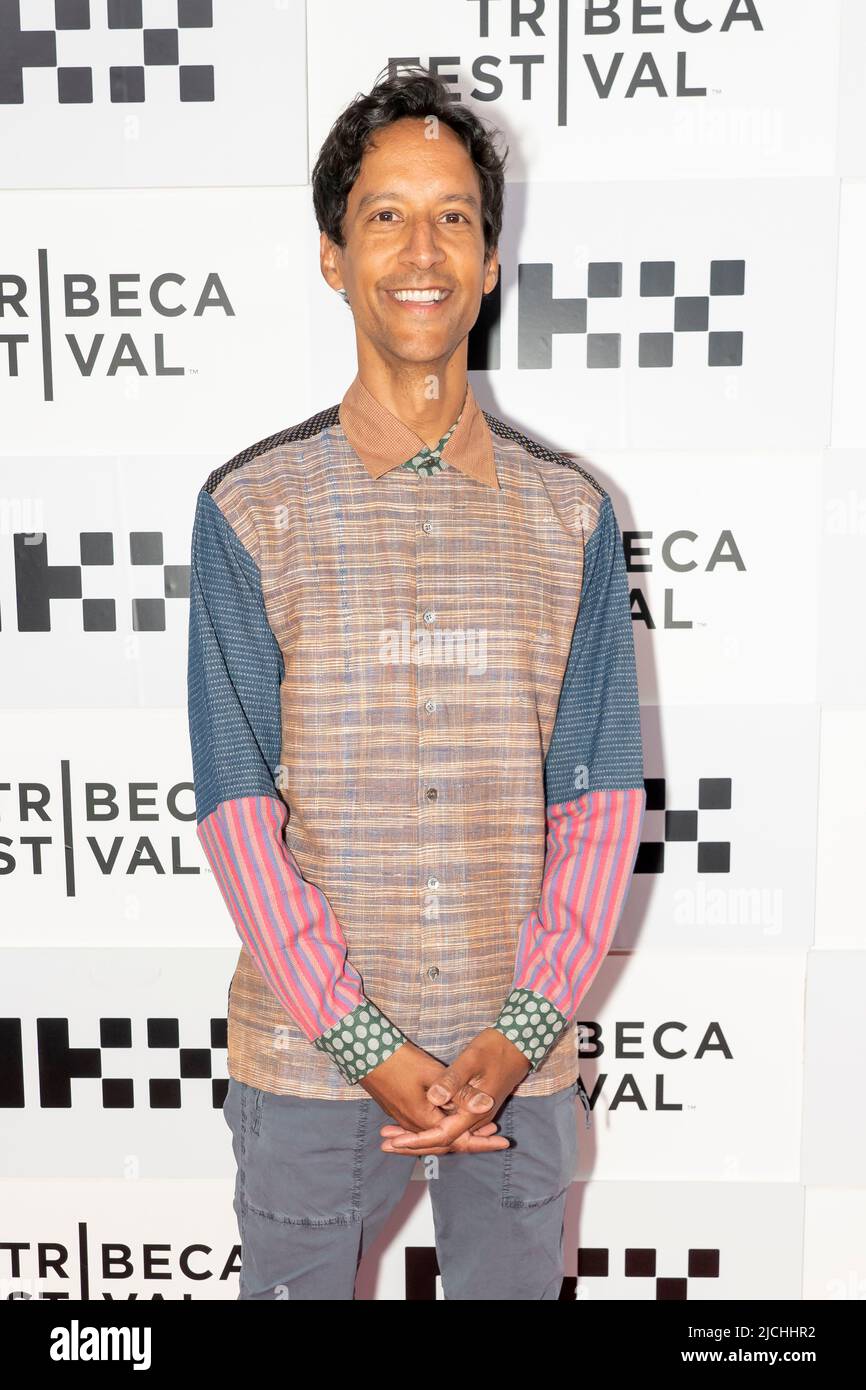 New York, United States. 11th June, 2022. Actor Danny Pudi attends the screening of 'American Dreamer' during the 2022 Tribeca Festival at BMCC Tribeca PAC in New York City. (Photo by Ron Adar/SOPA Images/Sipa USA) Credit: Sipa USA/Alamy Live News Stock Photo