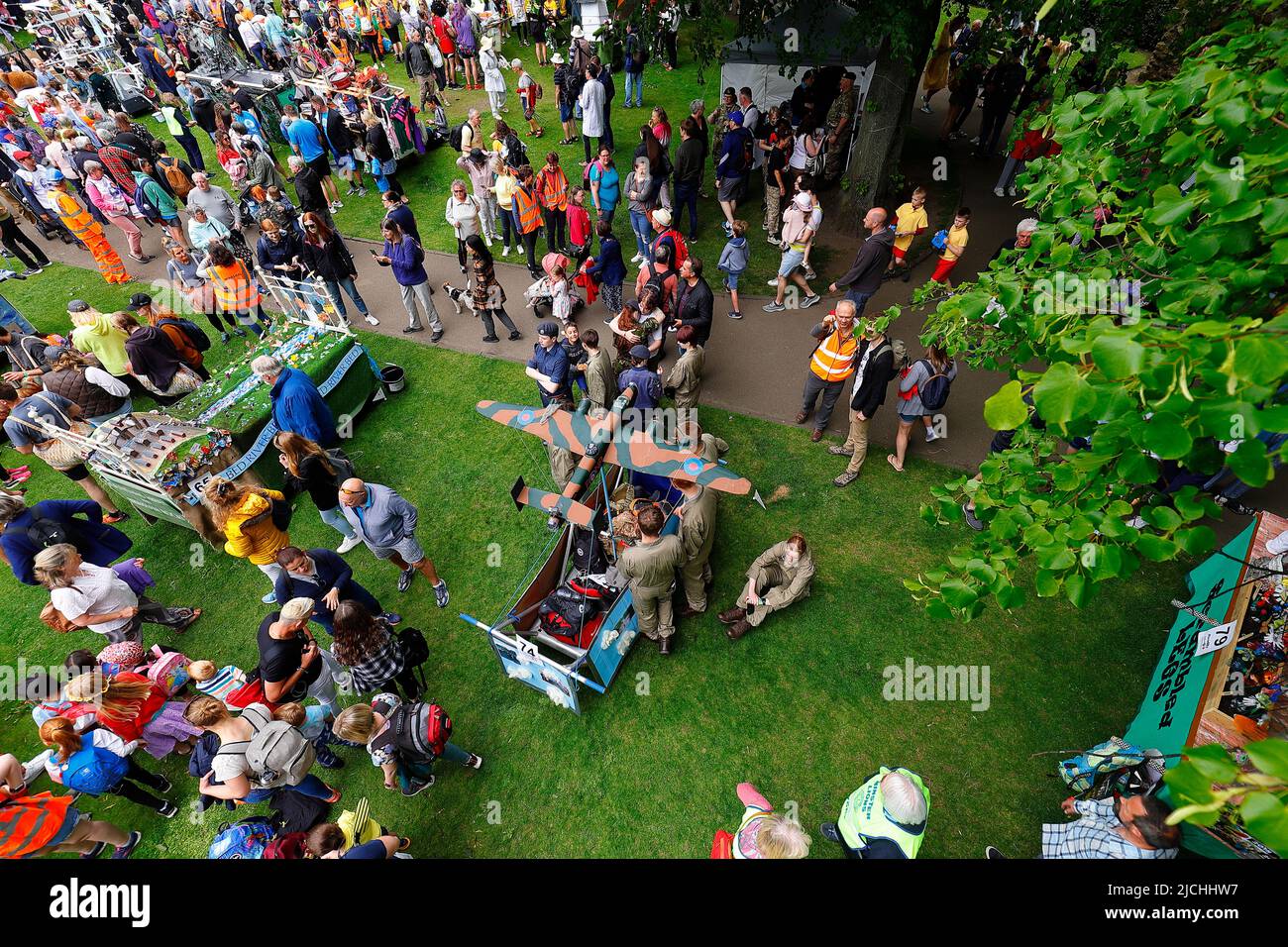 Great Knaresborough Bed Race 2022 Stock Photo Alamy