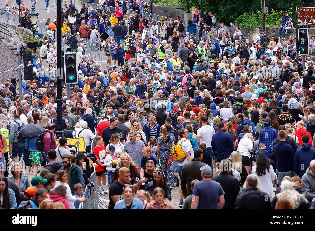 Great Knaresborough Bed Race 2022 Stock Photo Alamy