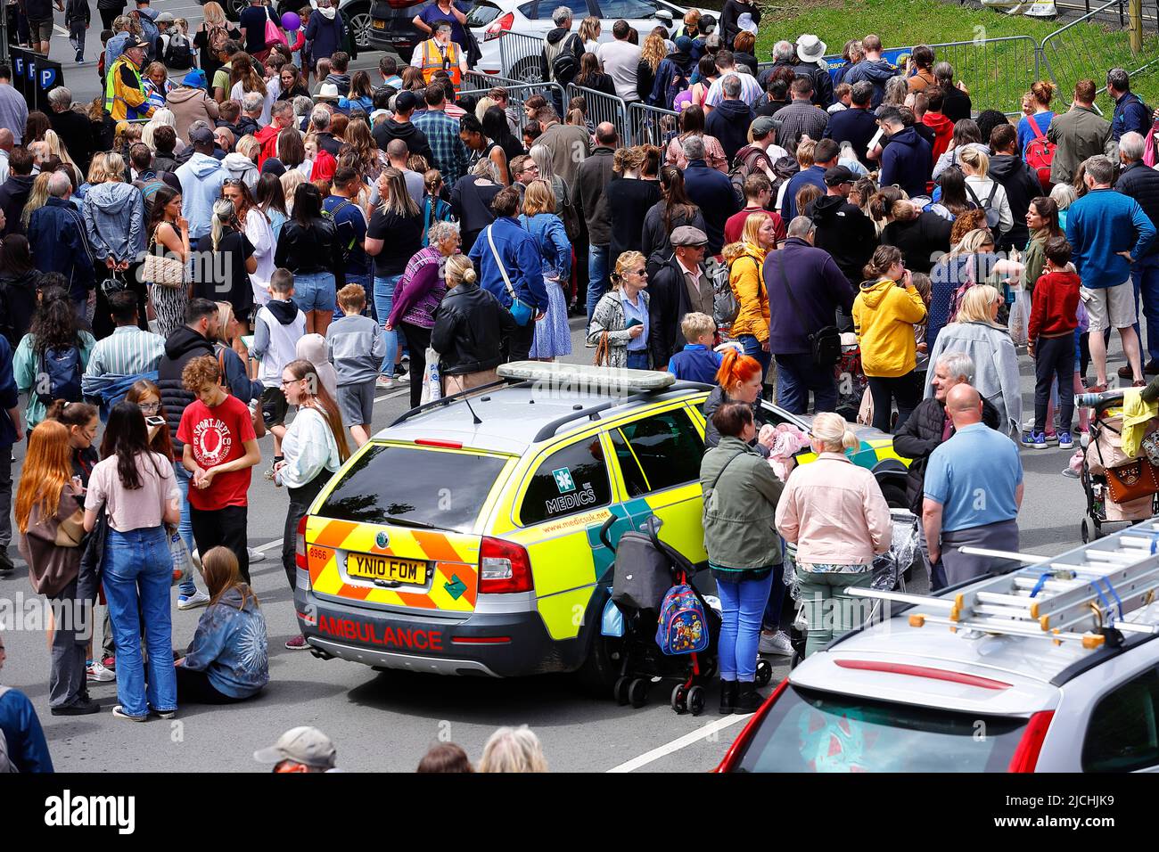 Great Knaresborough Bed Race 2022 Stock Photo Alamy