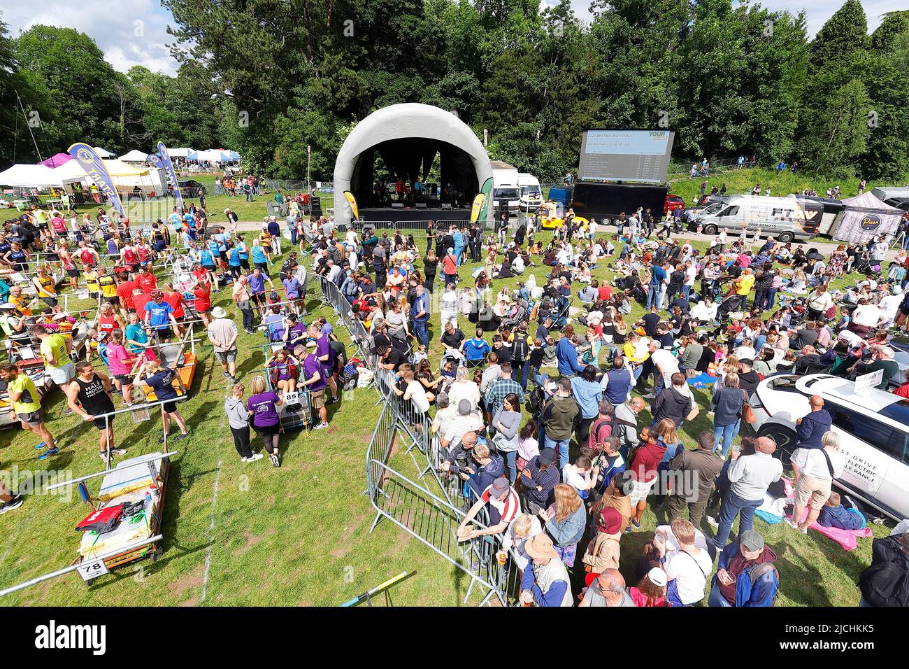 Great Knaresborough Bed Race 2022 Stock Photo Alamy