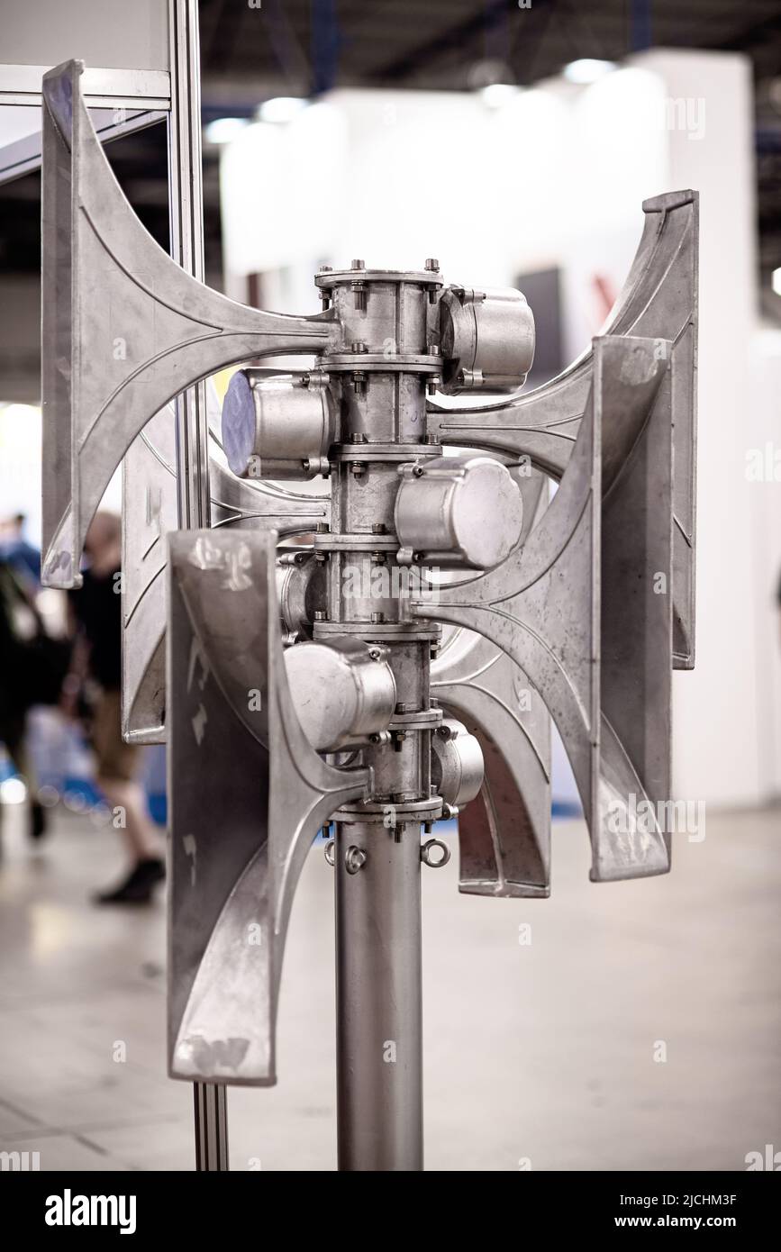 Electronic siren. Digital emergency alert system Stock Photo Alamy