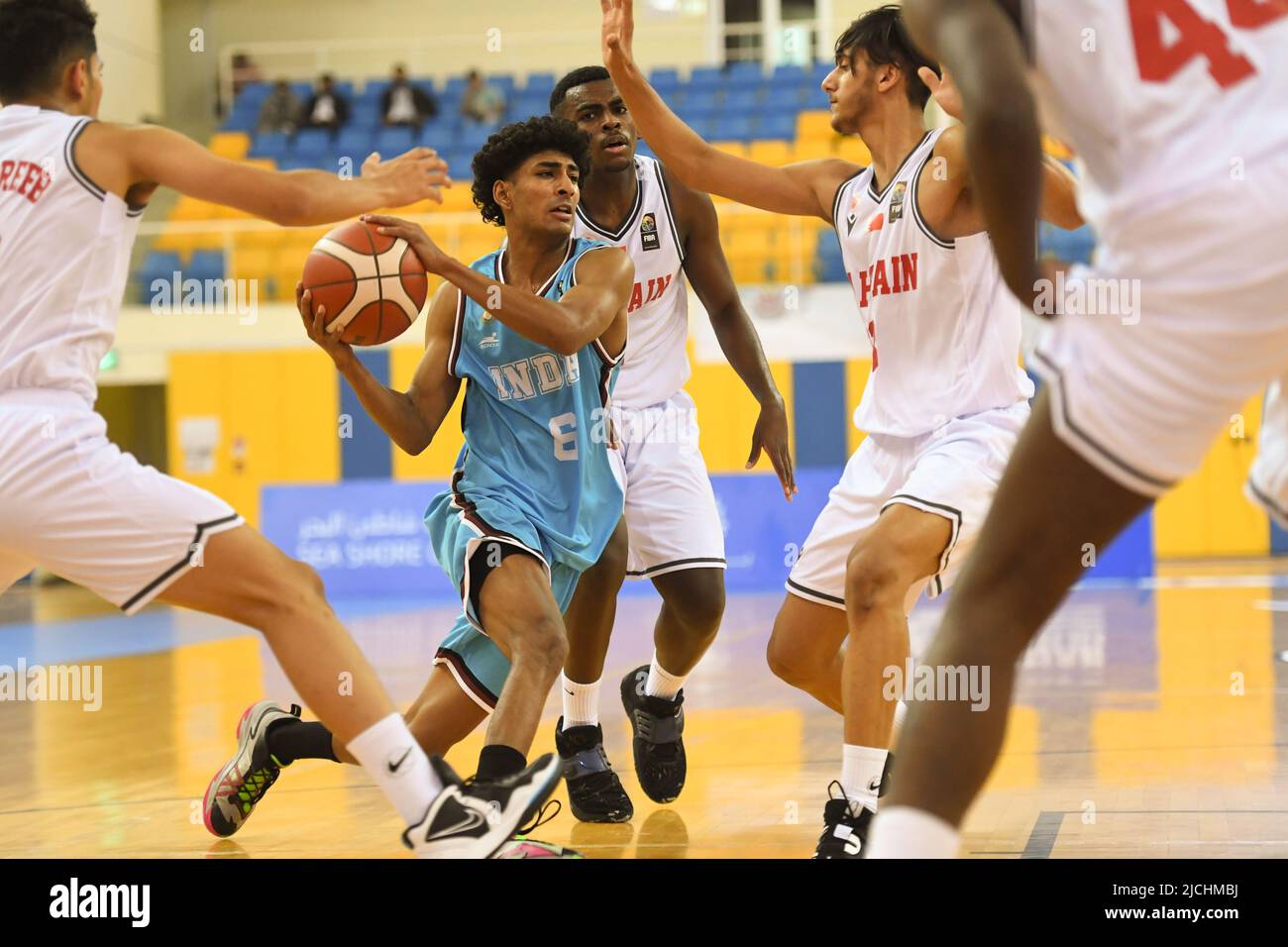 Doha, Qatar. 13th June, 2022. Jaideep Radthore of India Basketball team