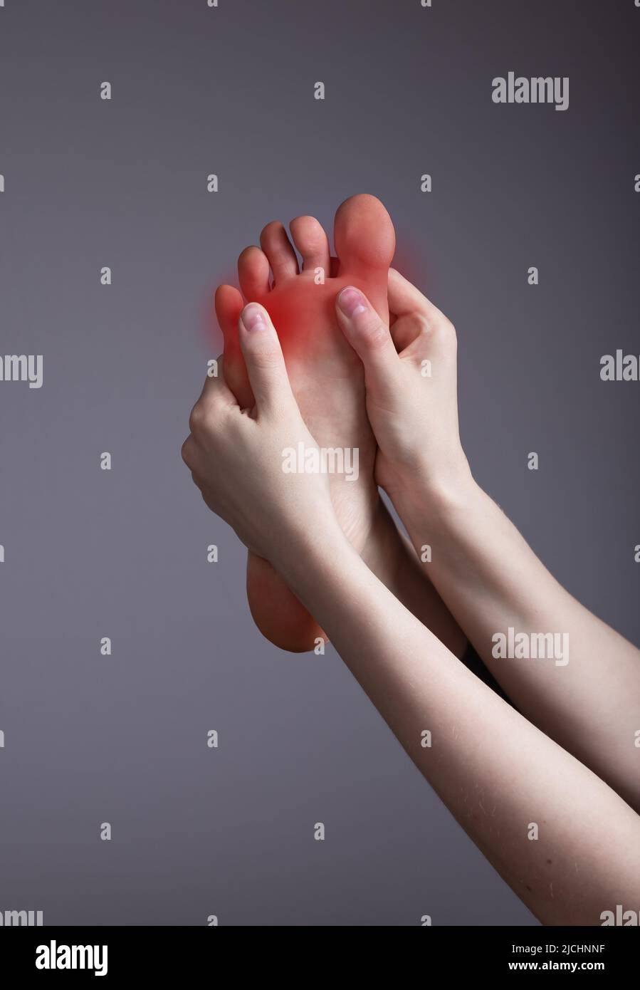 Toe pain caused by overuse, injury, arthritis, bunion, calluses, tight