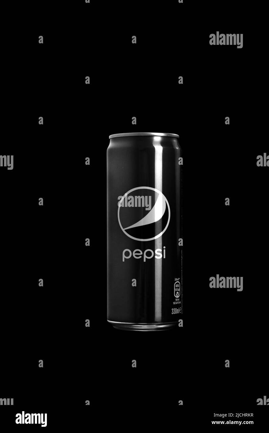 Pepsi drinks Black and White Stock Photos & Images - Alamy