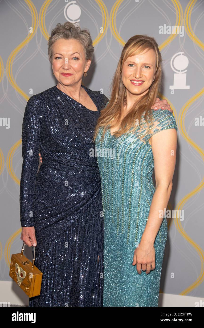 New York, United States. 12th June, 2022. Julie White (L) attends the 75th Annual Tony Awards at Radio City Music Hall in New York City. Credit: SOPA Images Limited/Alamy Live News Stock Photo