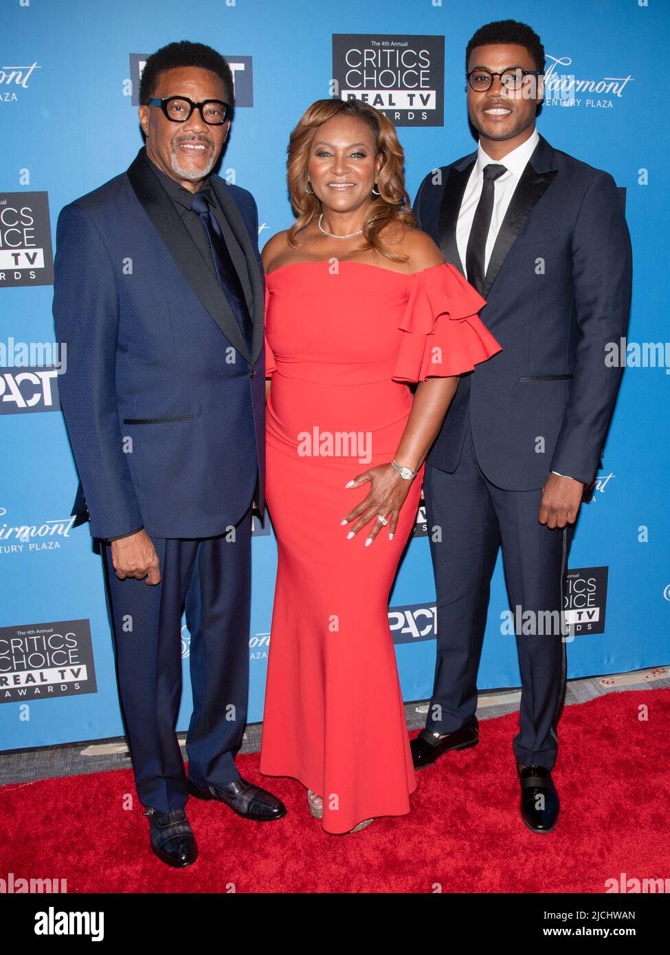 12 June 2022 Los Angeles, California (L R) Greg Mathis, Linda Reese