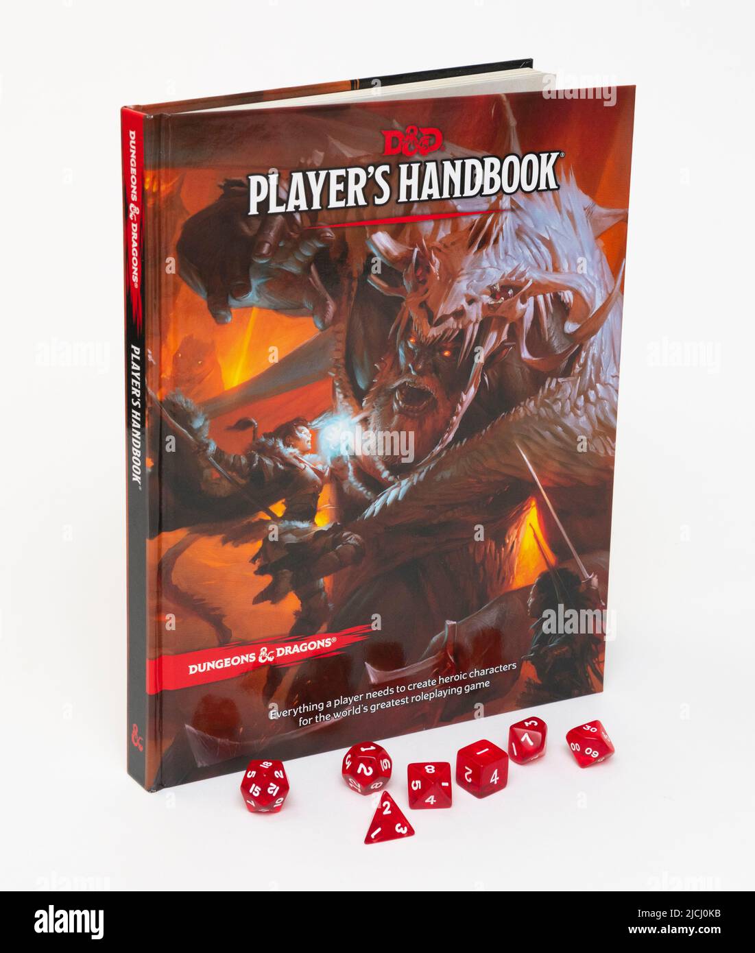 The Dungeons and Dragons Player's Handbook. Stock Photo