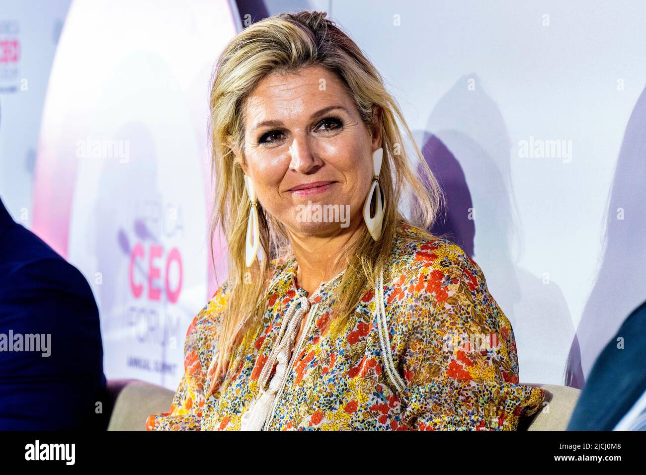 Abidjan, Ivory Coast, June 13, 2022, Queen Maxima of The Netherlands at