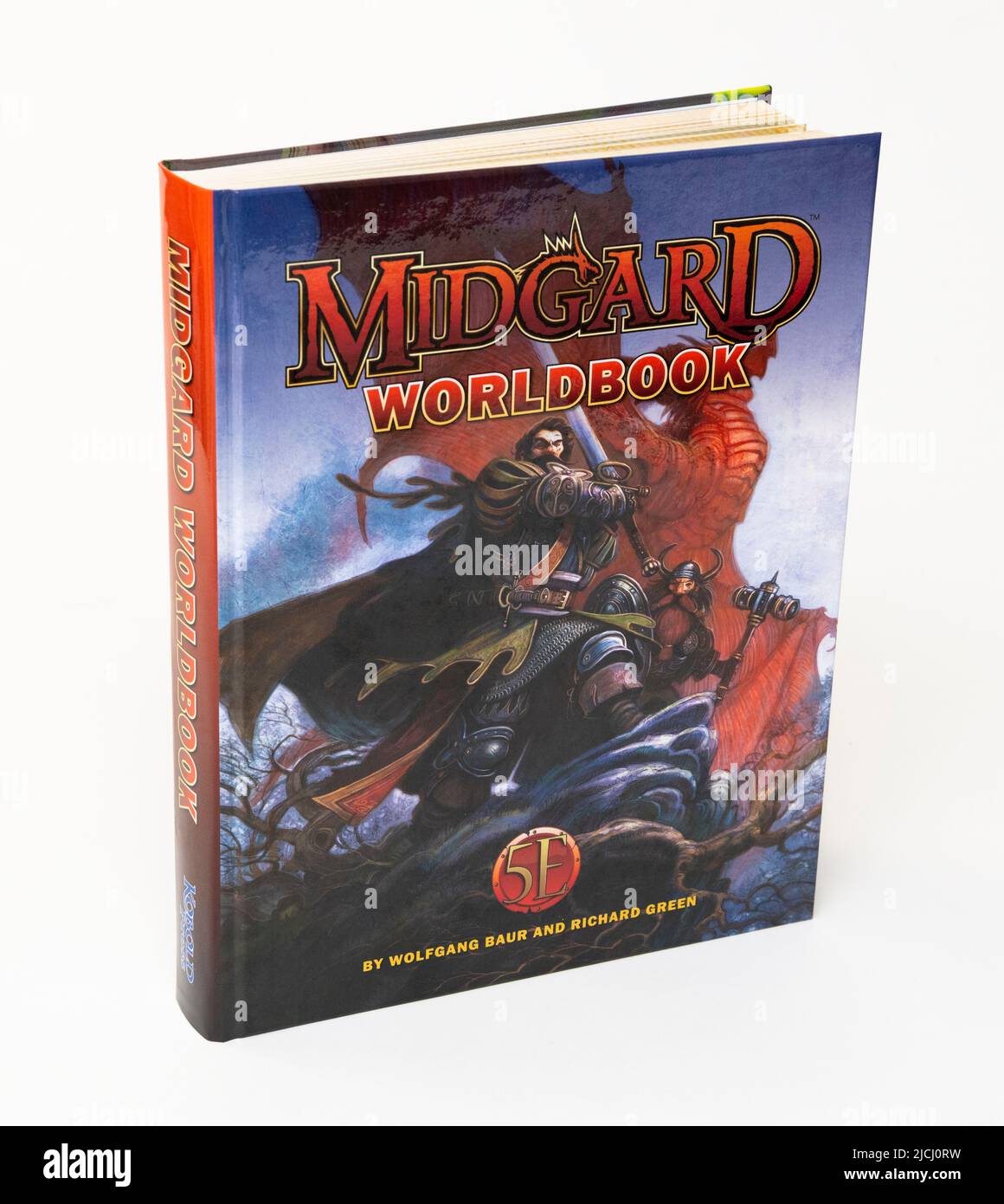 Midgard Worldbook, a third party D&D publication by Kobold Press. Stock Photo