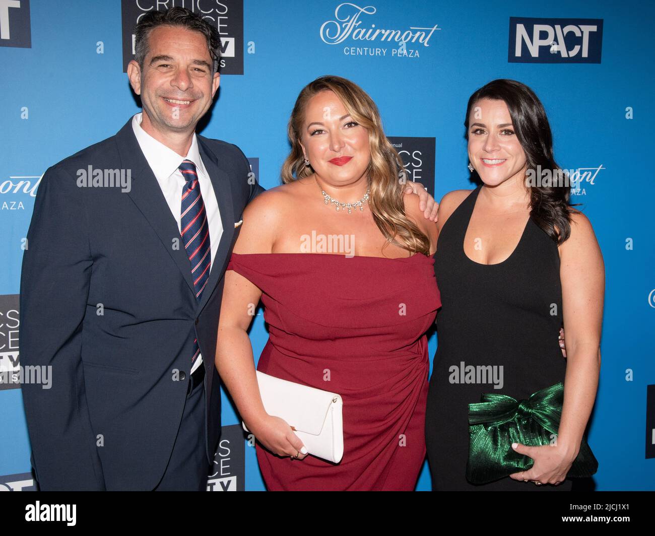 June 12, 2022, Century City, California, USA: (L-R) Edward Schindler, Amy Stanford and Debra Remstein attends the Fourth Annual Critics Choice Real TV Awards. (Credit Image: © Billy Bennight/ZUMA Press Wire) Stock Photo