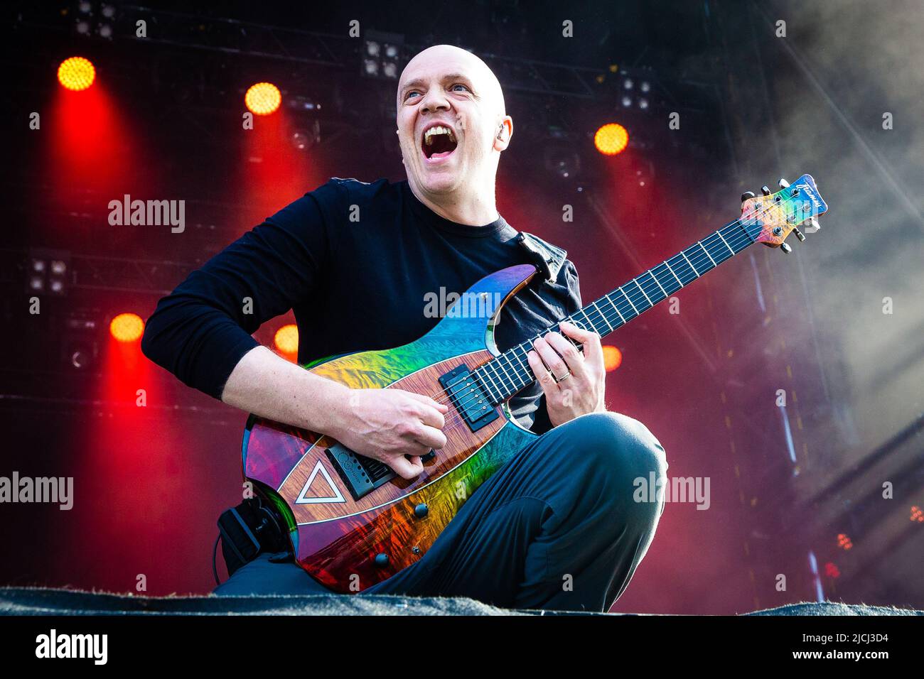 Devin Townsend performing live on stage at Sweden Rock Festival 2022 Stock Photo