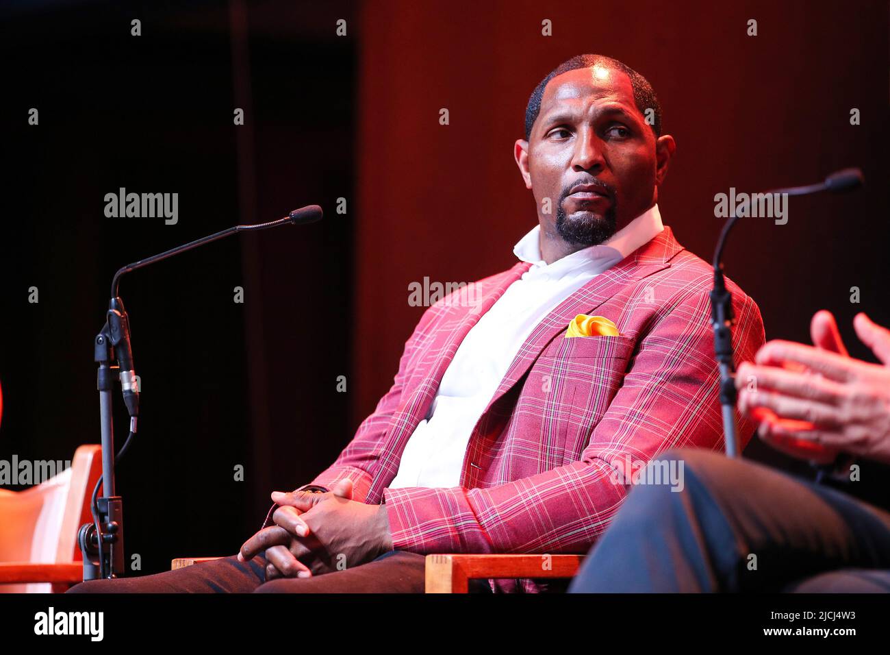 Ray Lewis Interview Ray Lewis spoke at the panel