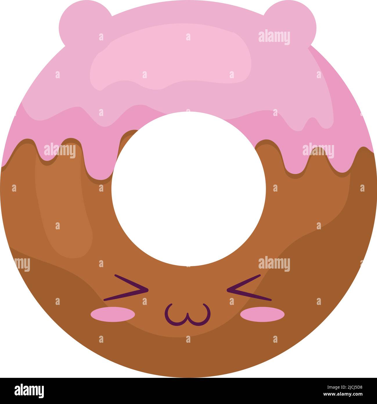 kawaii donut design Stock Vector Image & Art - Alamy