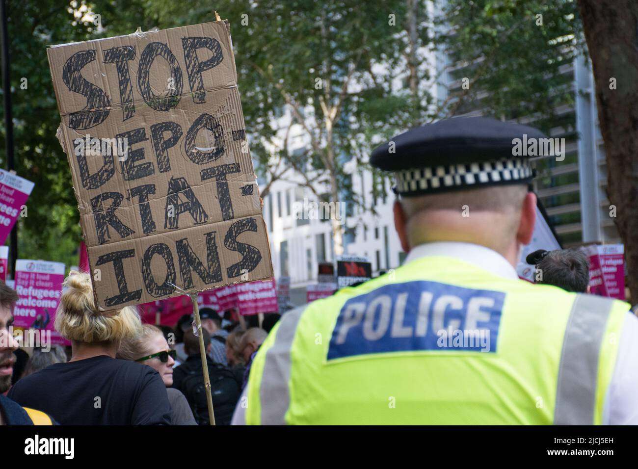 Stop Rwanda Stop rwanda offshore detention hi-res stock photography and images - Alamy