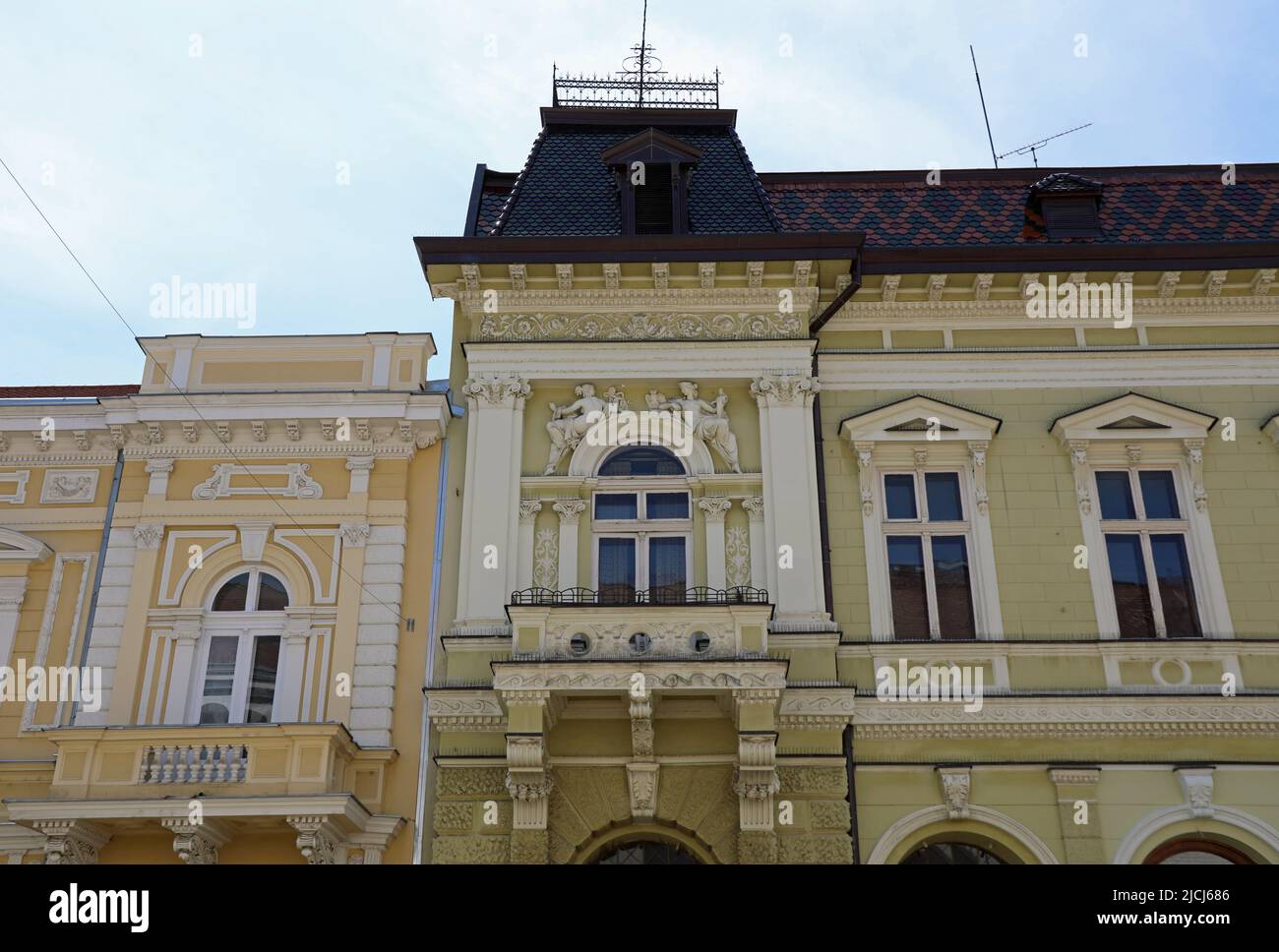 Heritage architecture in Subotica Stock Photo