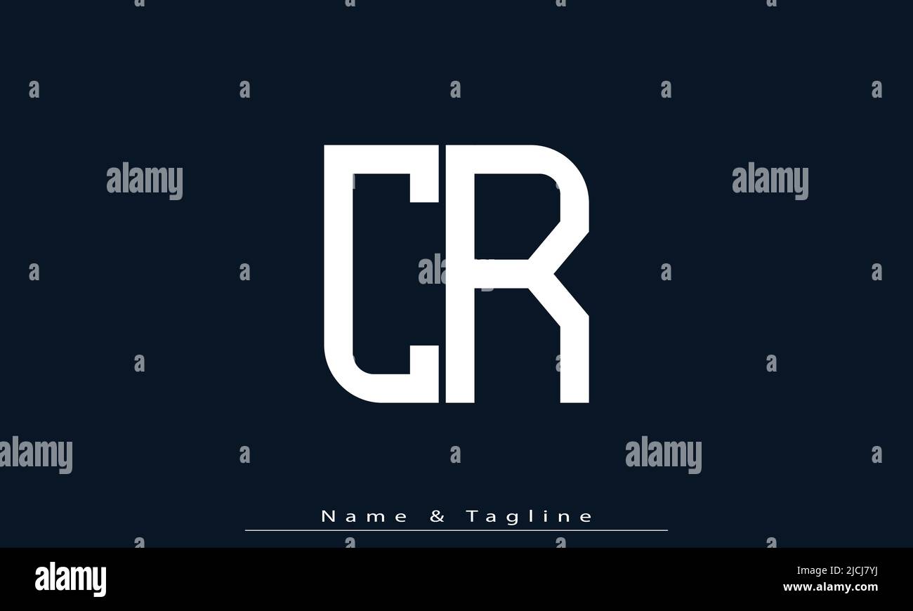 Alphabet letters Initials Monogram logo CR , RC Stock Vector Image ...