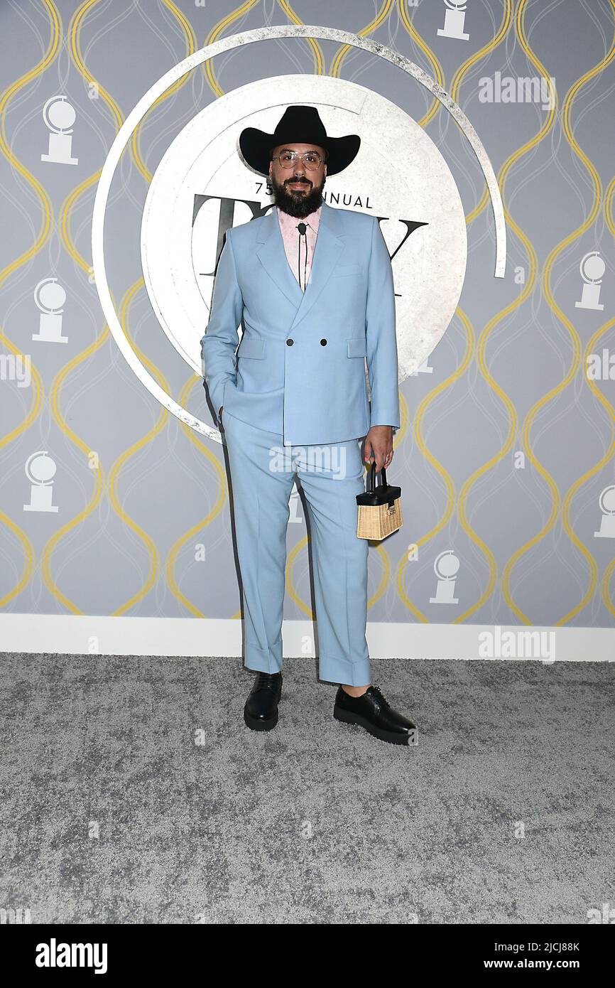 Adam Rigg attends the 75th Annual Tony Awards on June 12, 2022 at Radio City Music Hall in New York, New York, USA. Robin Platzer/ Twin Images/ Credit: Sipa USA/Alamy Live News Stock Photo