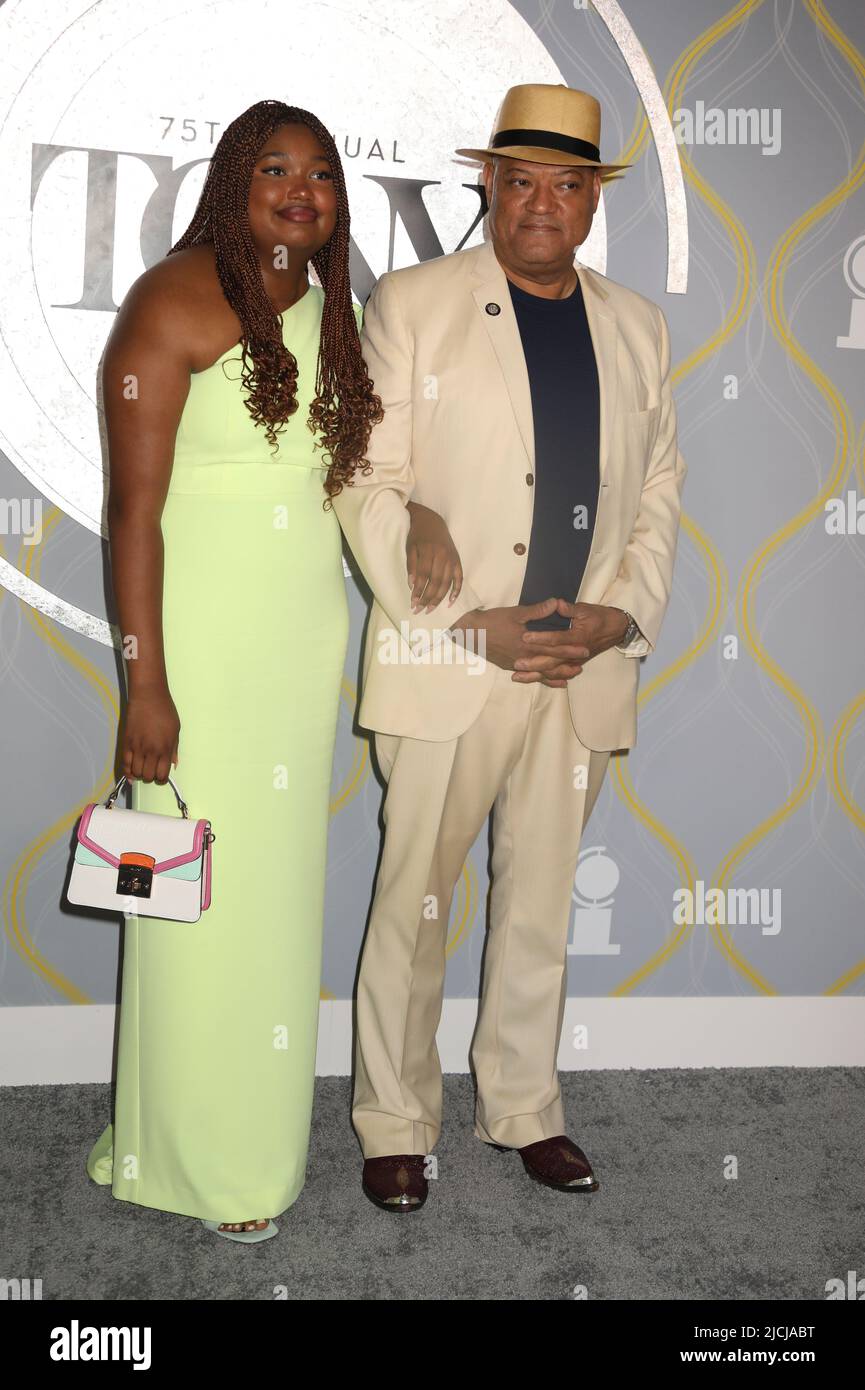 June 12, 2022, New York, New York, USA Actor LAURENCE FISHBURNE and