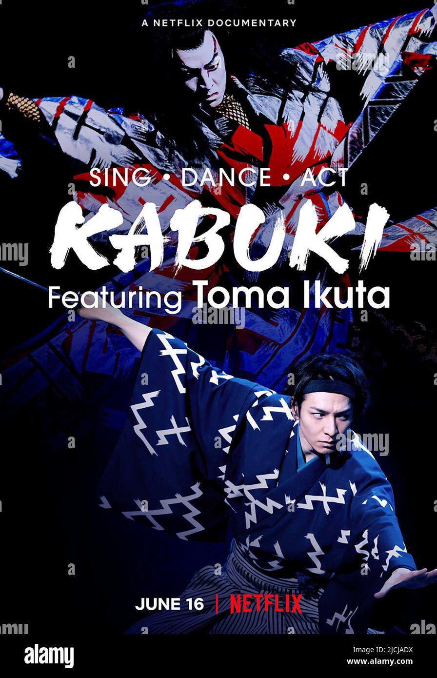 SING, DANCE, ACT KABUKI FEATURING TOMA IKUTA, poster, from top