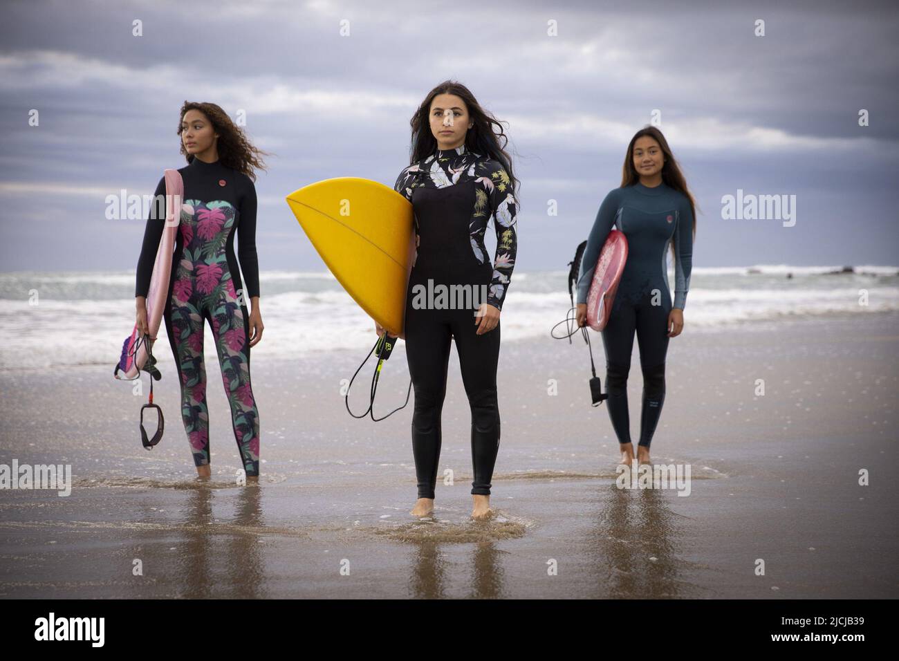 SURVIVING SUMMER, from left: Savannah La Rain, Sky Katz, Lilliana