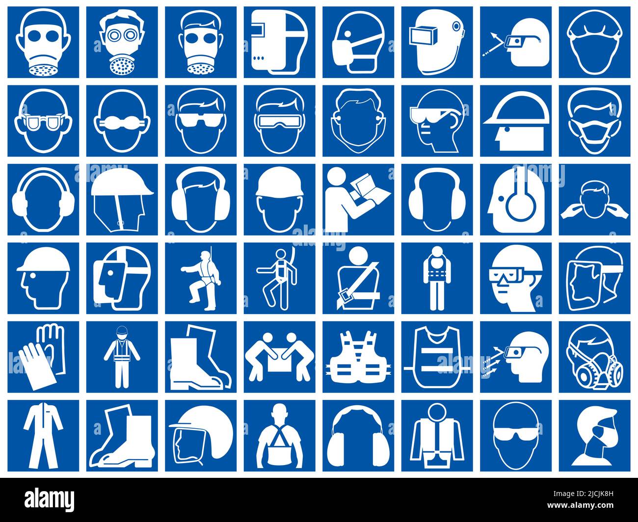 Required Personal Protective Equipment PPE Symbol,Safety Icon Stock Vector