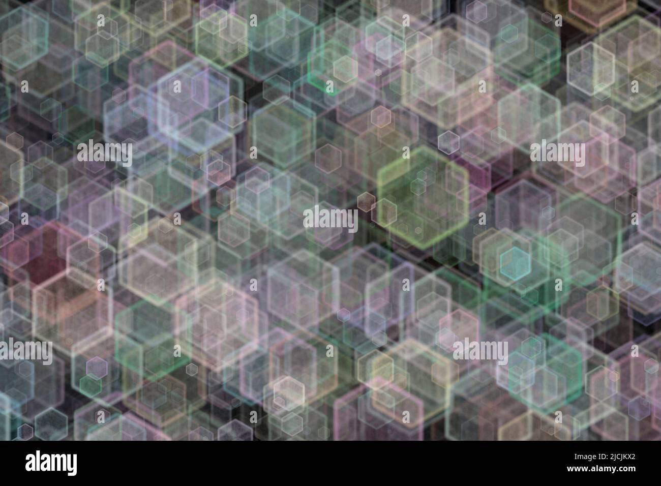 Colorful Hexagons Background Stock Photo - Alamy