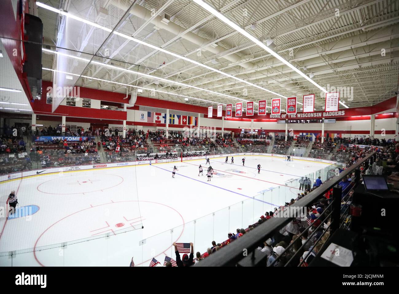 June 13, 2022 A general view of LaBahn Ice Arena during the 2022 IIHF