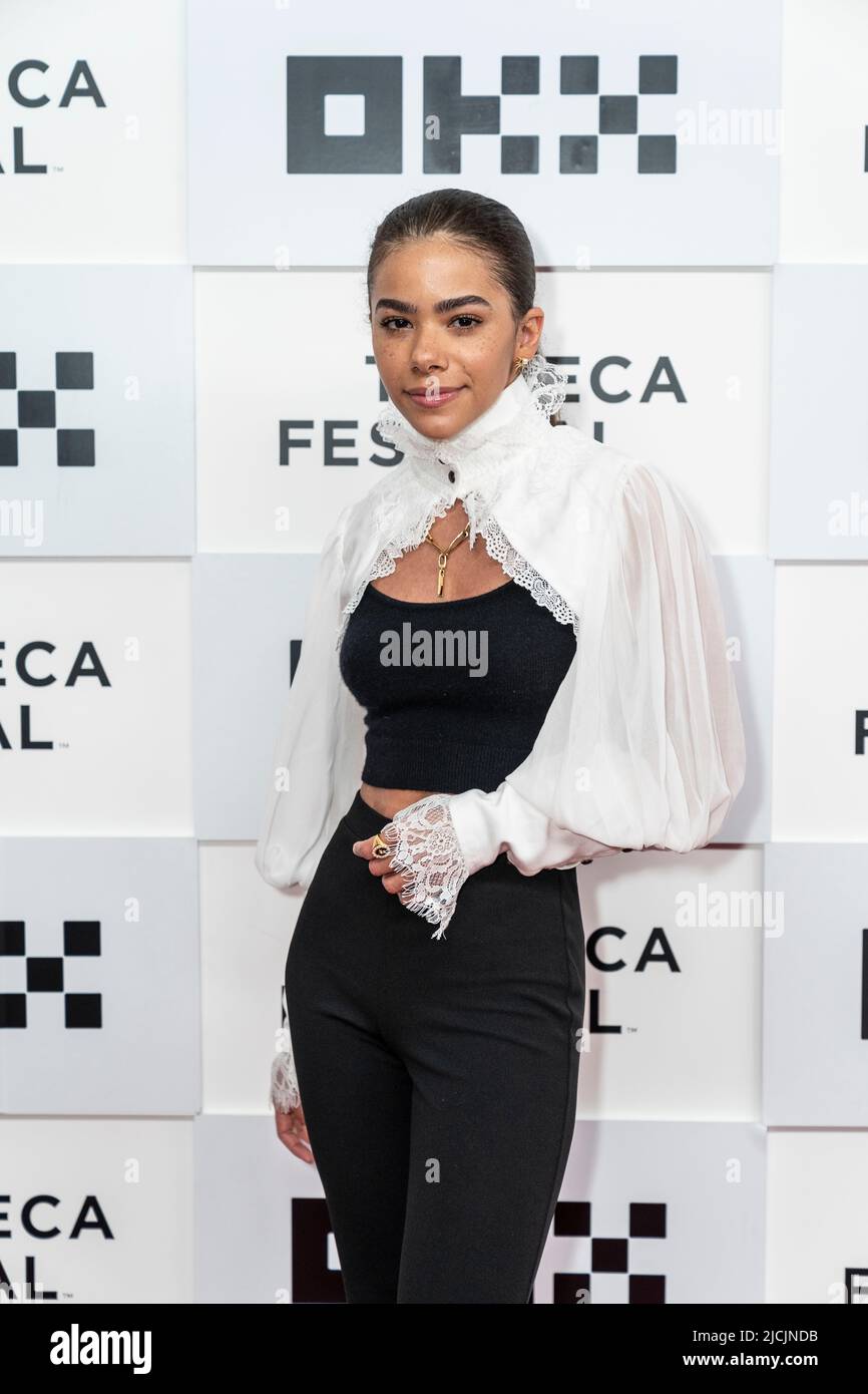 New York, NY - June 13, 2022: Antonia Gentry attends premiere of 'Cha Cha Real Smooth' during Tribeca Film Festival at BMCC Stock Photo